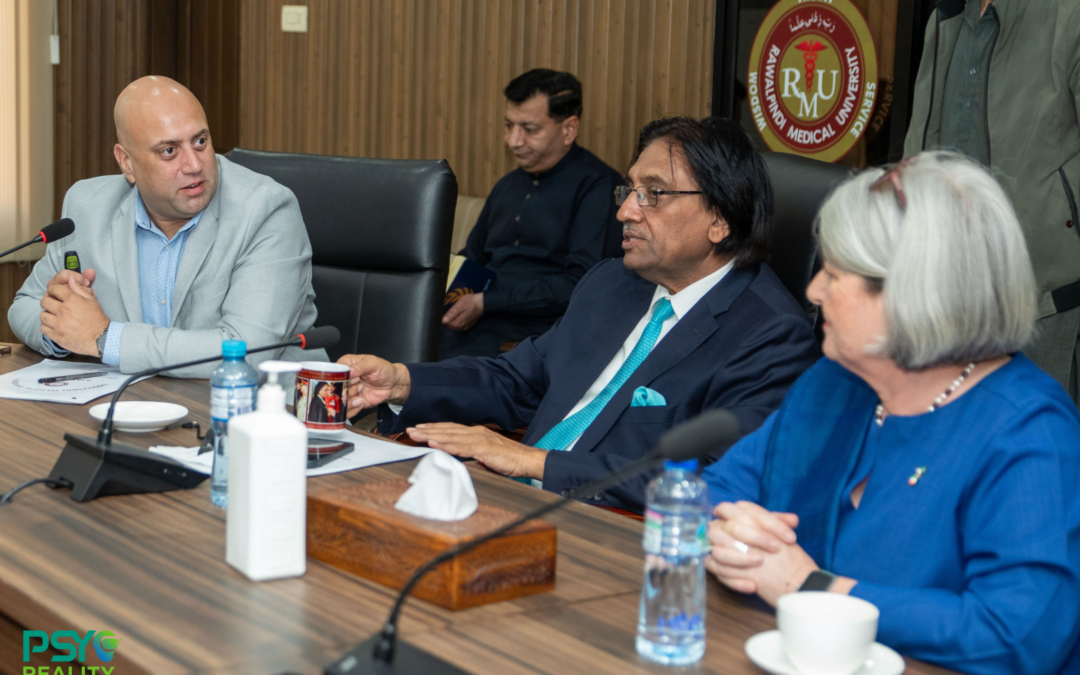 In support of PsycReality, Irish Ambassador visits Rawalpindi Medical University